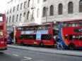 Londoner Doppeldeckerbusse